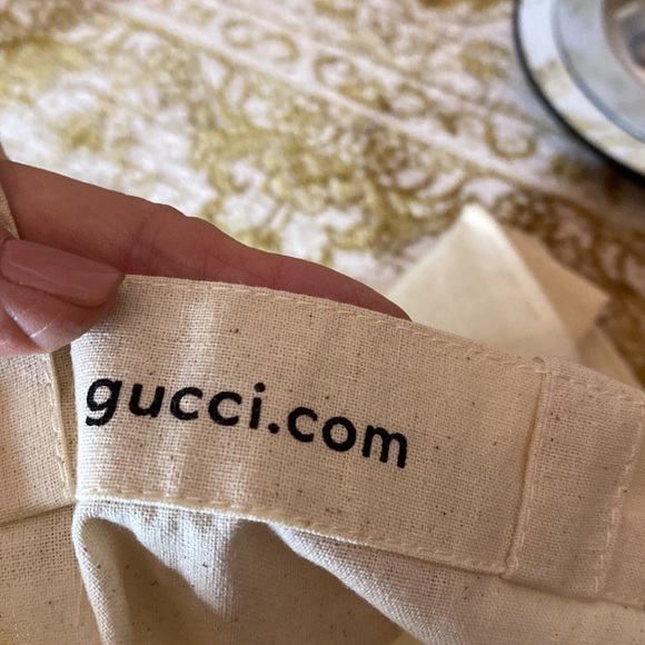 New Authentic Gucci Linen Tote - Picture 4 of 6
